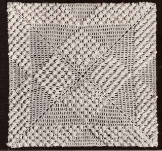  Crochet PATTERN to make Traditional Popcorn Bedspread. Make 