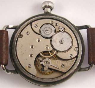   Vintage Large Military German WW1 Air Force wrist watch, inscribed