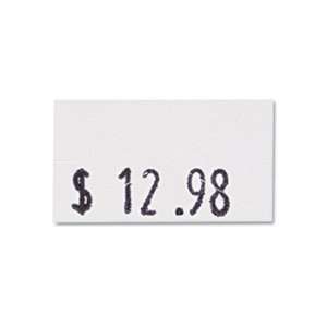  One Line Pricemarker Labels, 7/16 x 13/16, White, 1200 