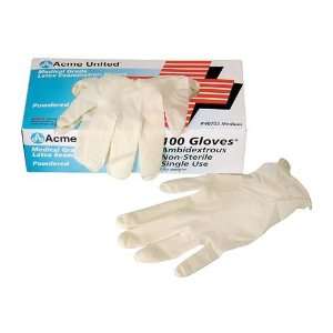 Acme United Corporation o   Latex Gloves,Powdered,Hand Size 5 6 