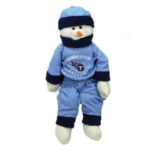  4 NFL Tennessee Titans Plush Snowman Snowflake Friend 