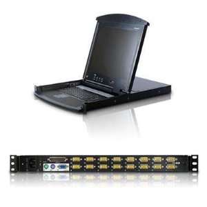    Selected 16 port LCD console KVM 1U h By Aten Corp Electronics
