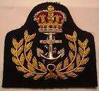 Royal Navy Warrant Officers Cap Badge, RN, Hat, Militar