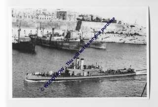 rp7490   UK Royal Navy Warship   HMS Ladybird at Malta   photo 6x4 