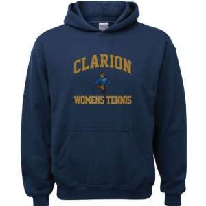  Clarion Golden Eagles Navy Youth Womens Tennis Arch 
