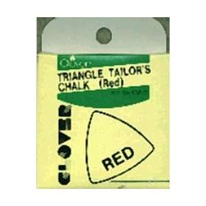  Clover Triangle Tailors Chalk Red 432 R; 3 Items/Order 