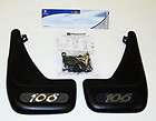 New Genuine Peugeot 106 Front Mud Flaps with Badges XS 
