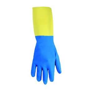 Custom Leathercraft 2333L Blue Neoprene over Yellow Latex Unsupported 