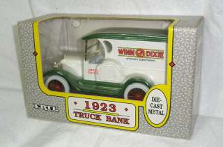 1923 Winn Dixie truck bank by Ertl die cast metal  