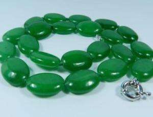 13x18mm Green Emerald Gemstones Beads Necklace 18   