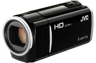 Highly portable and stylish, the black JVC Everio GZ HM301BEK Full HD 