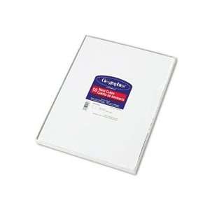  Geographics® Blank White Note Cards