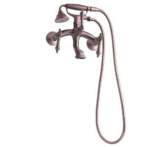 Giagni TWTF ORB Wallmount Faucet Clawfoot Tub and Shower Filler 