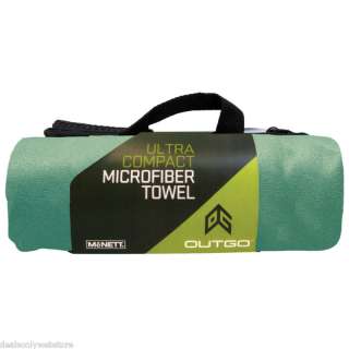 OUTGO Ultra Compact Microfiber Towel Lg Seafoam Green  