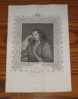 this is an antique engraved portrait titled thomas lord clifford of 