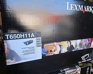 New OEM Lexmark T650H11A Toner T650 T652 T654  
