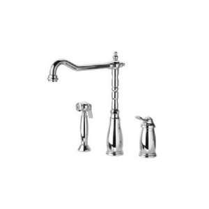 La Toscana USPW574ANT 3 Hole Kitchen Faucet with Side Spray