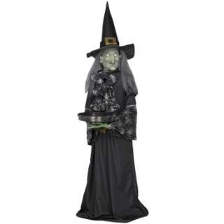 Life Size Animated Witch With Tray Animated Prop, 801687 