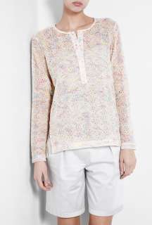 Theory  Broderie Pastel Tie Dye Shirt by Theory