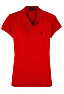 Red Short Sleeve Skinny Polo by Ralph Lauren Blue Label   Red   Buy 