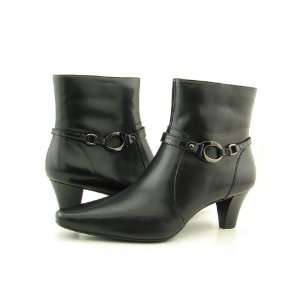 ANNE KLEIN AK Gambler Black Boots Shoes Womens Size 10