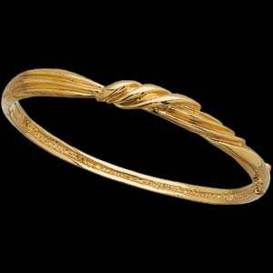   Gold Hinged Bangle Bracelet. Bracelet Hinged Bangle Bracelet In 14K