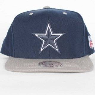  Cowboys Lone Star Gray/Royal Blue Mitchell & Ness Snapback Hat Cap
