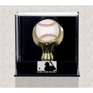  Wall Mounted Gold Ring Baseball MLB Logo Display Case 