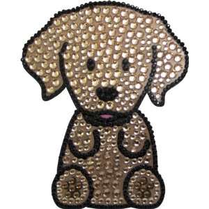  Love Your Breed Rhinestone Sticker, Golden Retriever Pet 