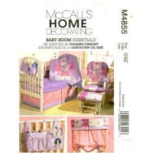  McCalls Patterns M4855 Baby Room Essentials, One Size 