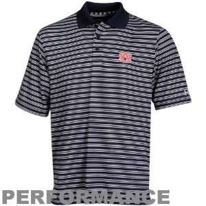Under Armour Auburn Tigers Navy Blue Striped The Triple Performance 