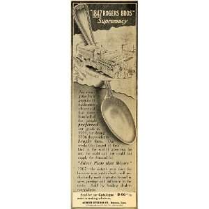  1907 Ad Factory 1847 Rogers Bros Supremacy Spoon Silver 
