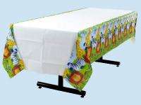 Jungle Animal Paper Tablecover 54 x 102 Party New  