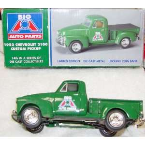  1952 Big A Auto Parts Chevrolet Diecast Bank Toys & Games