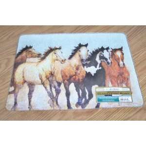  Glass Cutting Board/Trivet   Horses   Stepping Out   11 1 