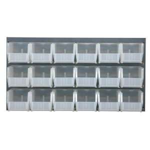   Louvered Panel with Plastic Bins   QLP 3619 230 18CL