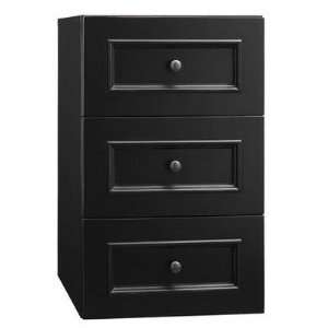 Venice   12 Drawer bridge with Three Drawers in Antique Black Finish 