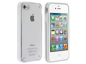   com   Aprolink IPF 406 04 Fusion iPhone 4 / 4S Dual Shell Case   White