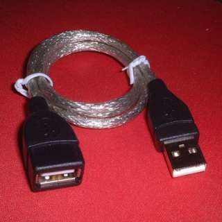 25 inch USB 2.0 1.1 A A Extension Cable Male to Female  