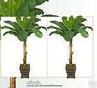 TWO 8.5 Banana Artificial Trees Silk Plant Palm 821