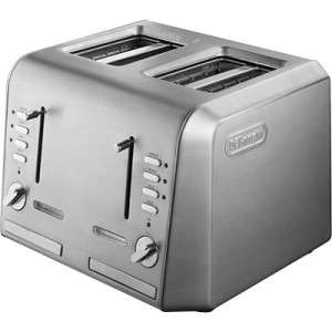 New in Box DeLonghi CTH4003 4 Slice Toaster Bread Bagel  