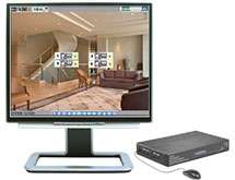   Network Video Surveillance System with 320GB H.264 DVR