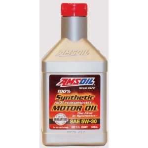  AMSOIL 100% Synthetic 5W 30 Motor Oil (One Quart 