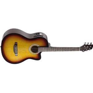    Stagg SWA6CETU VS Spruce AC EL Guitar + Tuner Musical Instruments
