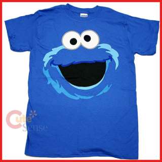 Sesame Street Elmo COOKIE MONSTER Face T Shirts License  