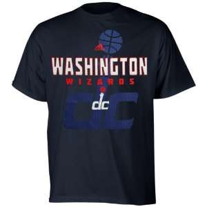  NBA adidas Washington Wizards Primetime T Shirt   Navy 