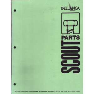 Bellanca Scout Aircraft Parts Manual Bellanca  Books