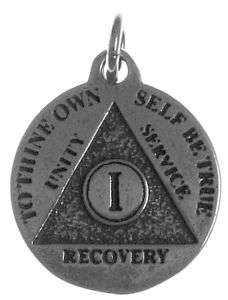AA Alcoholics Anonymous Mini Medallions Years1 20,25&30  