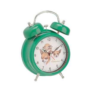    Chihuahua Vintage Double Bell Dog Alarm Clock
