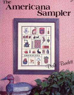 The Americana Sampler Cross Stitch Pattern Leaflet  